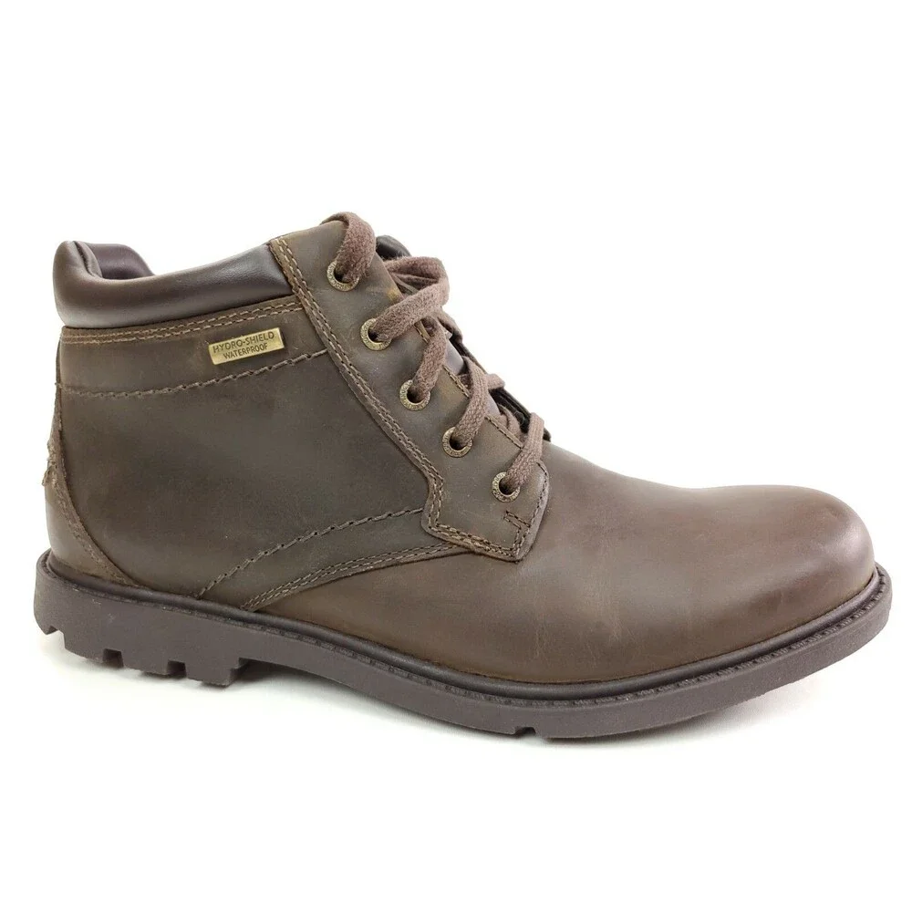 Rockport Men’s Rugged Bucks Waterproof Boot, Size 8 M Brown